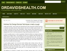 Tablet Screenshot of drdavidshealth.com